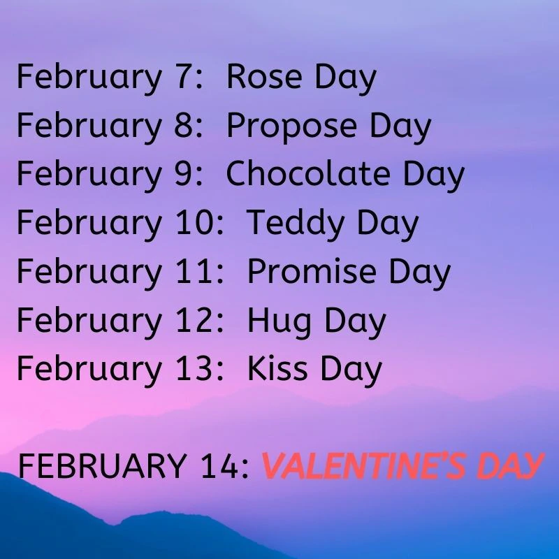 Valentine’s Week Full List 2024: Rose Day, Propose Day to Kiss Day; About 7 Days of Love
